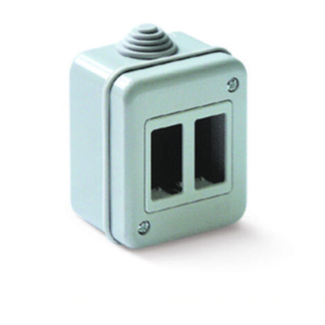 CASSETTA TONDO DA PARETE P/INTERNO 2P IP40- 1,0 pz