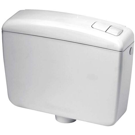 Cassetta wc super kariba duo zaino 6/9 litri, tubo Ø 40, dimensioni cm 44x13,5 h 41,5