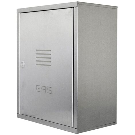 Cassetta zincata per contatore gas - a porta unica - 500 x 300 x 240 mm (pannello posteriore da acquistare separatamente cod.00000051201) 00000050439