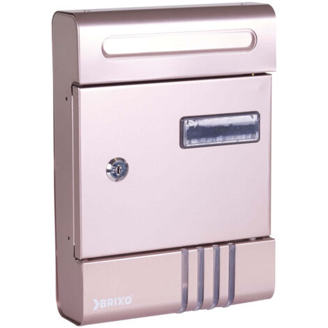 CASSETTE CASSETTA POSTALE PLUTO BRONZO BRIXO PER ESTERNO CM. L20,4xP7xH29