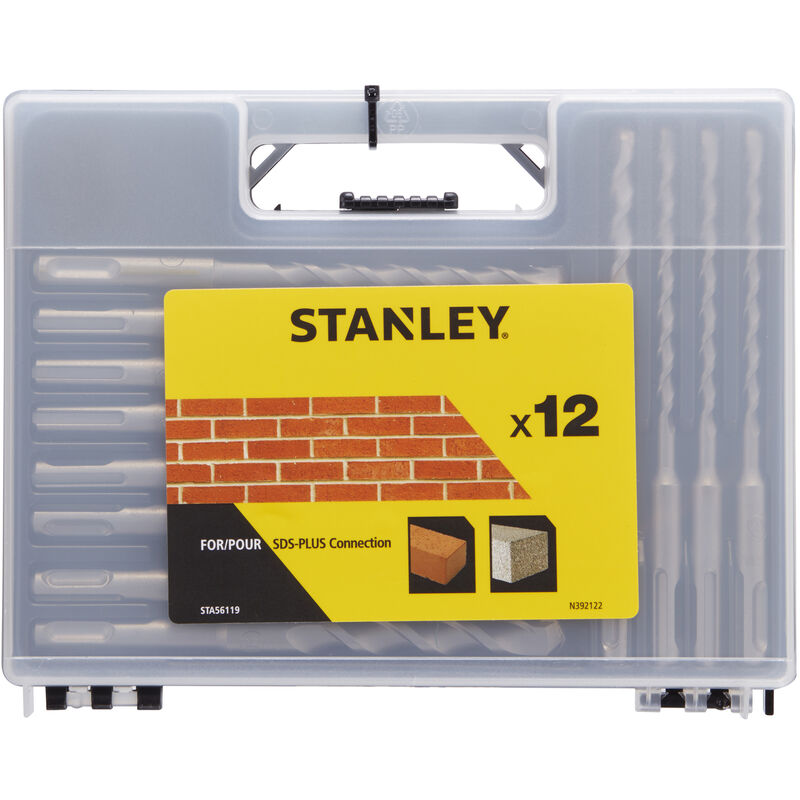 

Stanley ® - Stanley STA56119-QZ Cassette con 12 brocas SDS-Plus (160 mm)