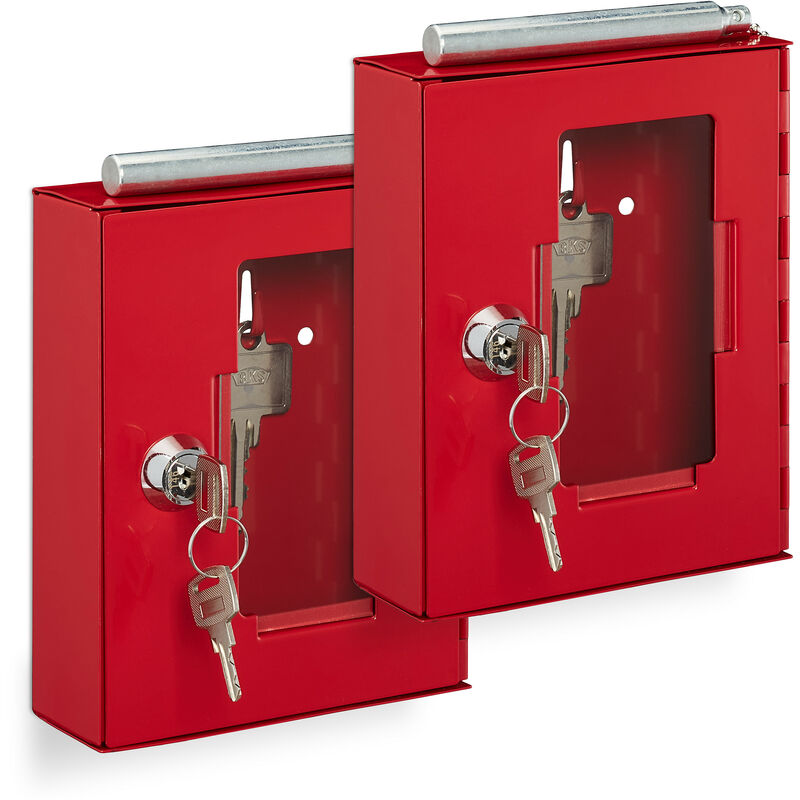 Cassette con Chiavi di Emergenza, Set da 2, con