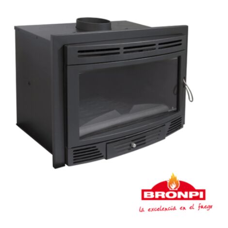 ESTUFA DE LEÑA INSERTABLE FUNDICIÓN BRONPI MODELO MADRID