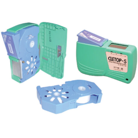 Cassette de nettoyage Cletop-S type A pour connecteurs de fibre optique (bleu)