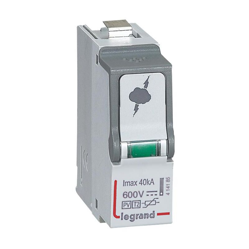 Cassette de rechange débrochable pour parafoudre référence 414155 Legrand 414185