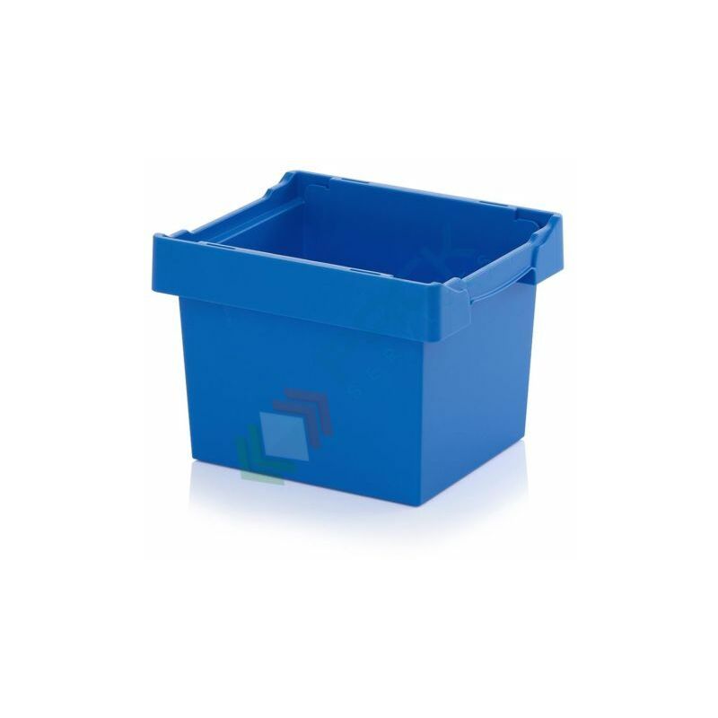 Image of Pack Services - Cassa inseribile e sovrapponibile senza coperchio, 21 Lt - Blu