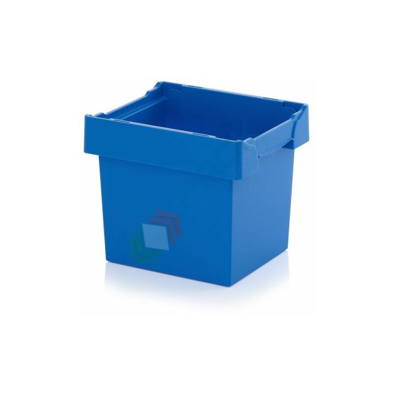 Image of Pack Services - Cassa inseribile e sovrapponibile senza coperchio, 25,1 Lt - Blu