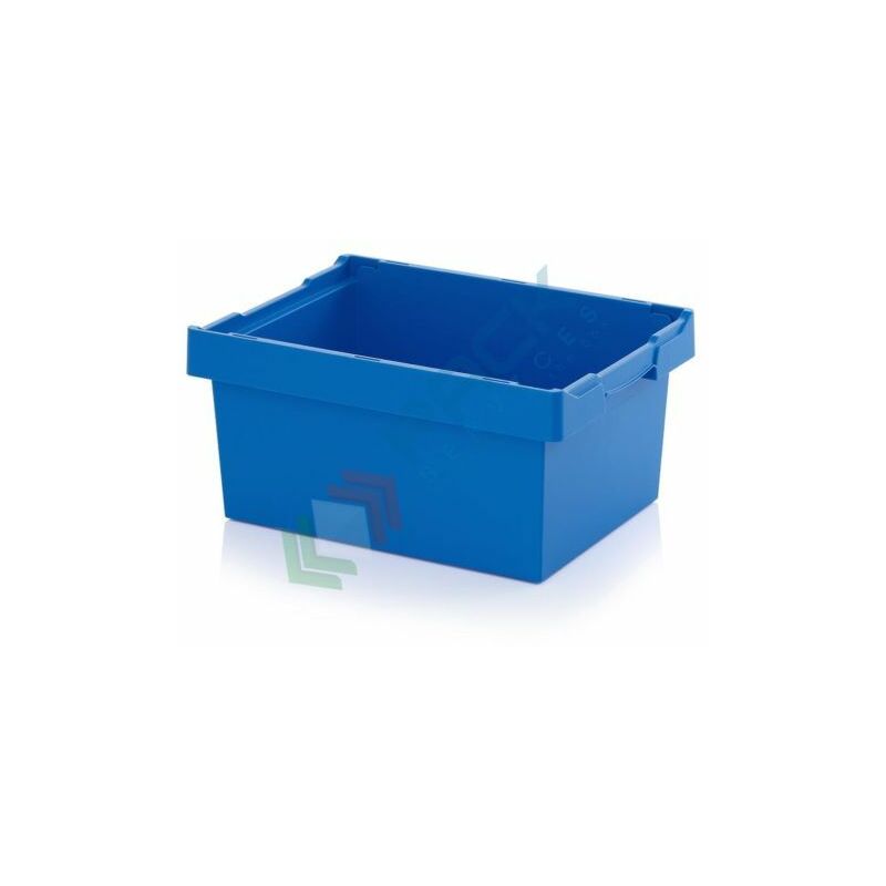 Image of Pack Services - Cassa inseribile e sovrapponibile senza coperchio, 46,3 Lt - Blu