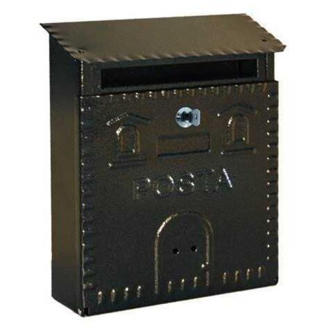 Cassette per Lettere Ferro Piccola antracite 23X 9X29H