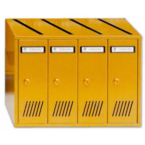 Cassette Postali Silmec 5 Elementi 31705 Silver per Interni 56x23x33H cm