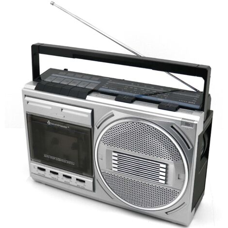 Cassette radio mono bluetooth rr20si silver