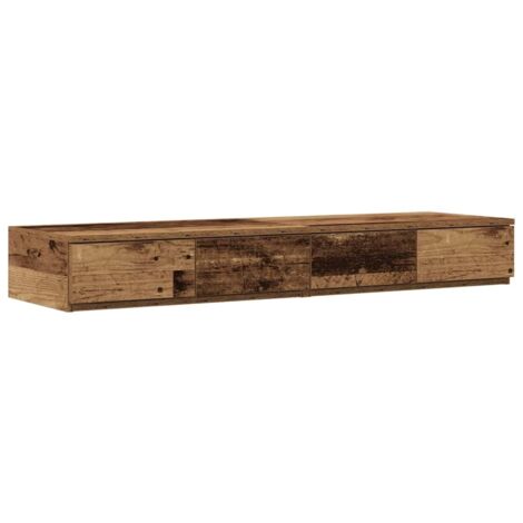 Cassetti per letto Legno vecchio 120 x 36.5 x 16.5 cm vidaXL