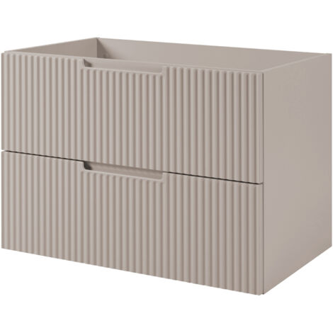 Cassettiera: 2 ante, 6 ripiani, Bianco Opaco, 103,5 x 127 x 39 cm