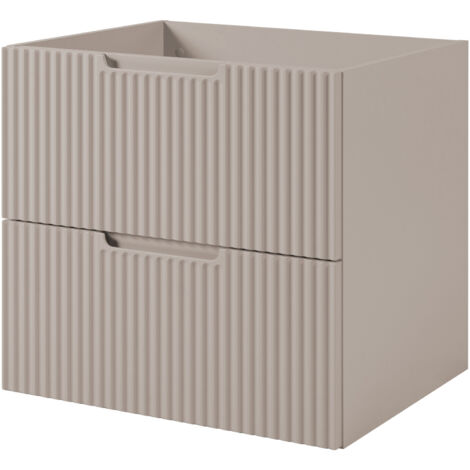 Cassettiera: 3 ante, 6 ripiani, Beige sabbia, 153,4 cm x 71,6 cm x 39 cm