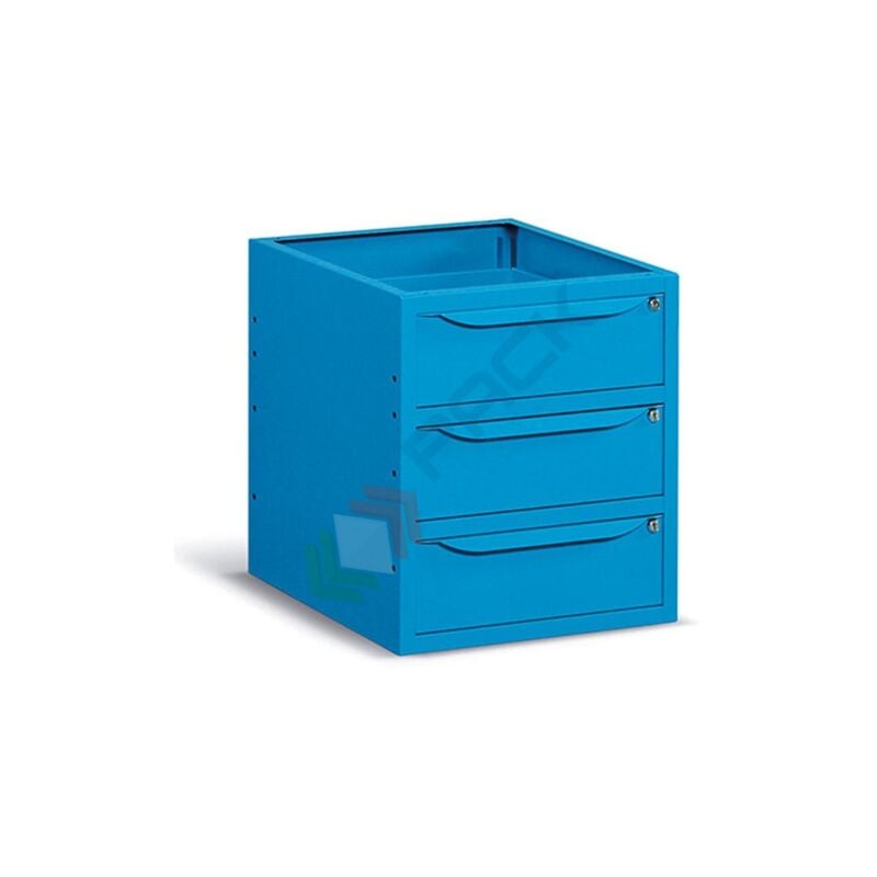 Image of Pack Services - Cassettiera per banco da lavoro - Blu