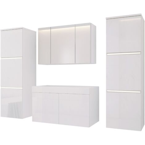 Cassettiera: 4 ante, mobile: Cashmere, 103,2 x 126,2 x 38 cm