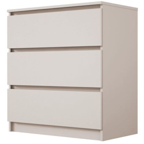 Cassettiera 4 cassetti, Antracite / Rovere Lancelot, 70 x 101 x 39 cm
