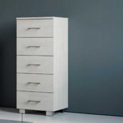 Cassettiera 5 Cassetti 42x44x103 cm - VARI COLORI DISPONIBILI