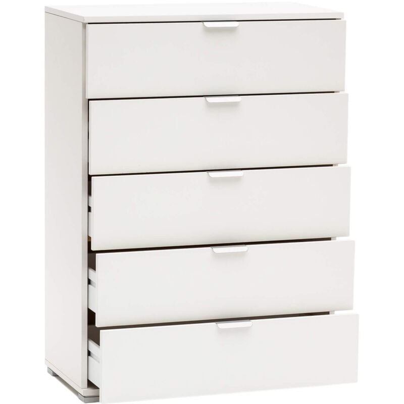 Cassettiera 5 cassetti per soggiorno cucina bagno