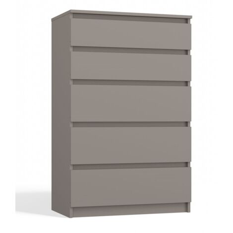 Cassettiera: 6 cassetti, Argilla, 40 x 75 x 140cm