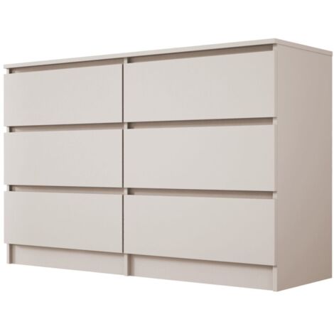 Cassettiera 8 cassetti : Rovere Sonoma, 120 x 39 x 101 cm