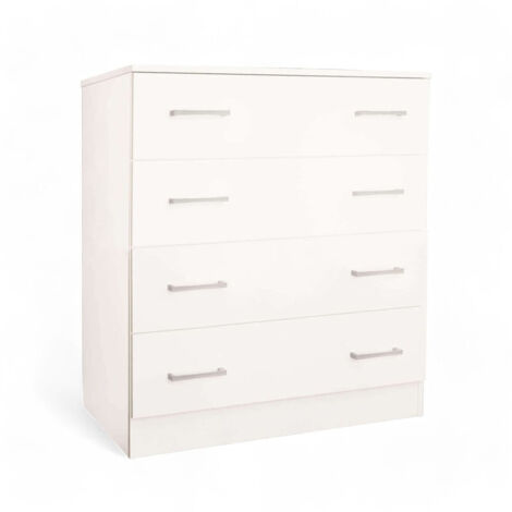 Cassettiera  80x45x91h cm da interno casa a 4 cassetti in legno nobilitato bilaminato Linea Classic