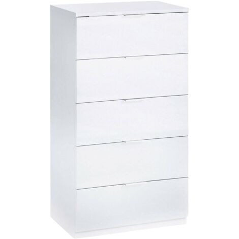 Cassettiera - Bianco 40x60x110h cm