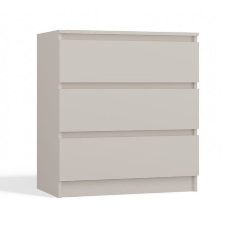Cassettiera, bianco/ rosa, 70 x 97 x 40 cm