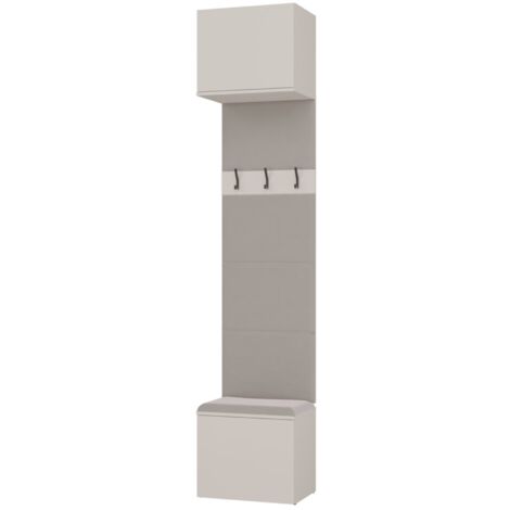 Cassettiera, bianco / rovere Artisan, 50 x 119 x 40 cm