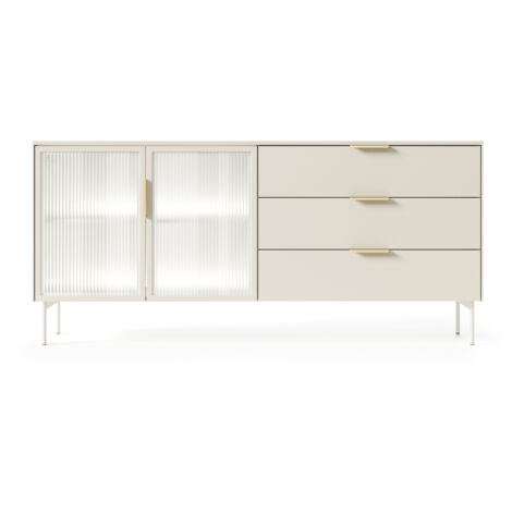 Cassettiera, cashmere, 147 x 81,2 x 39,8 cm