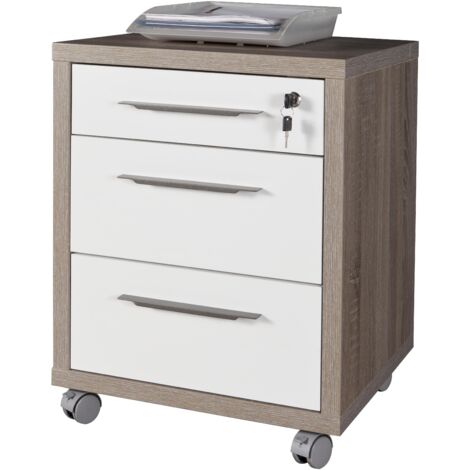 CASSETTIERA CON RUOTE DISEGNO 48.6X45X2XH63CM 3 CA