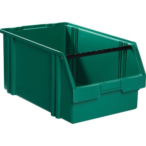 Cassettiera di stoccaggio trasparente LK L500/450xP300xH230mm PS verde