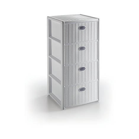 Cassettiera Elegance 4 Bianca 30400