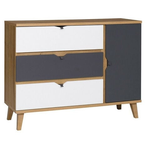 Cassettiera Etrmoru 140 , Con cassetti e ante, Numero di cassetti: 0, 90x120x40cm