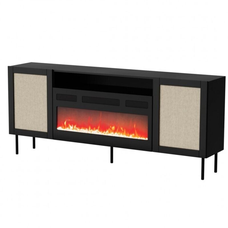 Cassettiera JUTA EF + camino elettrico 202x39,5x85...