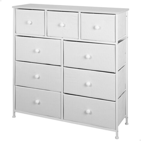 Cassettiera Max Home Bianco 100 x 100 x 30 cm