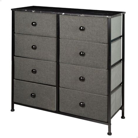 Cassettiera Max Home Grigio Marmo 80 x 81 x 30 cm
