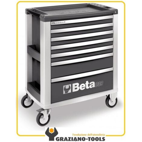 Cassettiera mobile 7 cassetti  beta c39/7 - Grey