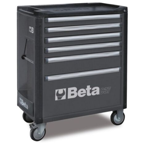 Cassettiera Mobile Con 6 Cassetti Grigio - Beta C37/6-G