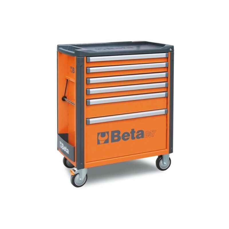 Image of Beta - Cassettiera Mobile Con 6 Cassetti Orange C37/6-O