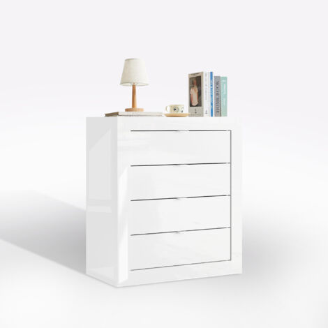 CASSETTIERA MOD. BASIC CM 70X35 H. 78 BIANCO LUCIDO