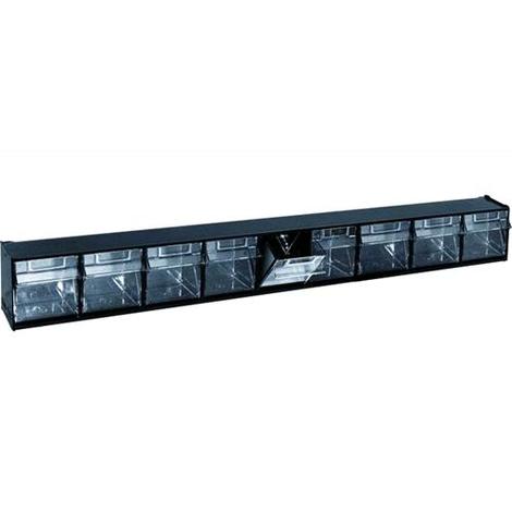 Cassettiera porta minuteria Visual Box, 2 cassetti, L600 x P311 x H353 mm
