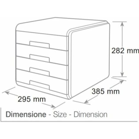 Cassettiera mydesk 4cassetti bianc - 100429