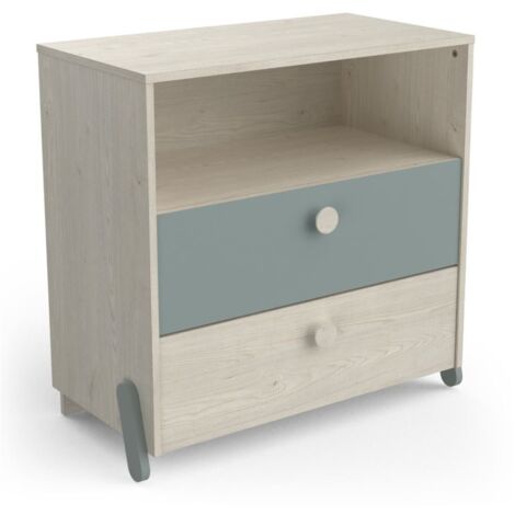 CASSETTIERA PER BAMBINI CON 2 CASSETTI ARAN