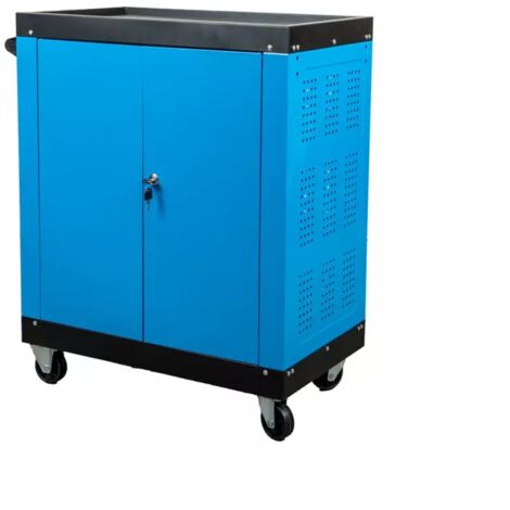 cassettiera porta attrezzi easy system 3 ripiani con ruote e maniglia 65x38x72 cm