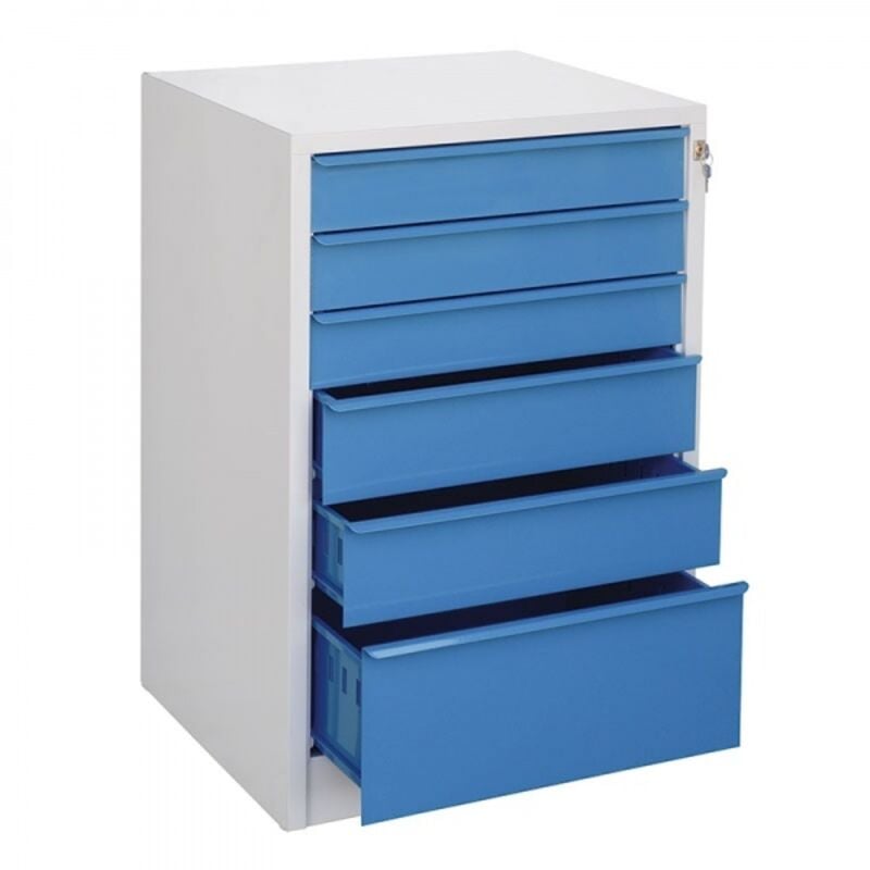 C603 Cassettiera porta utensili con 6 cassetti - Fervi