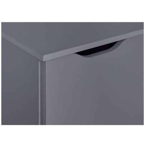 Cassettiera Silenzia 2T4S Buffet Grigio 122 x 40 x 92 cm