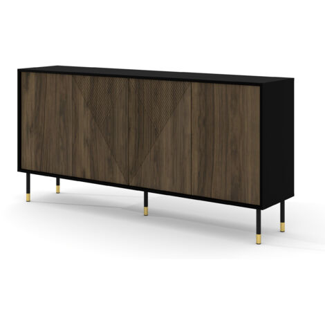 Cassettiera WOODY 180 cm 4D noce