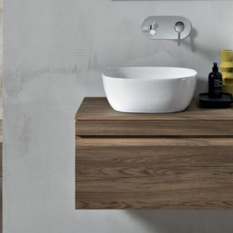 Cassetto bagno portalavabo 80 cm sospeso in PVC RIO Tek