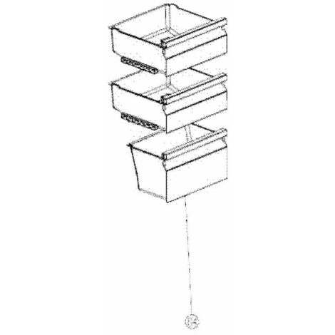 Cassetto freezer inferiore (codice 64) - Frigorifero, congelatore - CONTINENTAL EDISON - 4349401